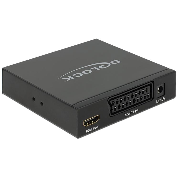 Afbeelding laden in galerijviewer, Delock converter scart hdmi > hdmi scaler (zwart)
