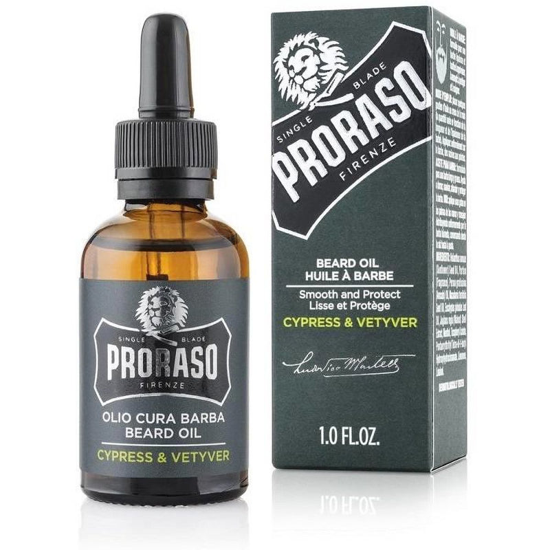 Afbeelding laden in galerijviewer, Proraso beard oil cypress vetyver 30ml
