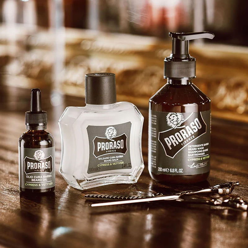 Afbeelding laden in galerijviewer, Proraso giftbox baardverzorging cypress vetyver
