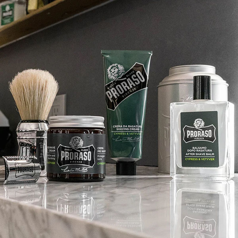 Afbeelding laden in galerijviewer, Proraso pre-shave cream cypress vetyver 100ml
