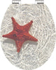 Schütte schutte mdf high gloss wc-bril red starfish met soft-close 80541