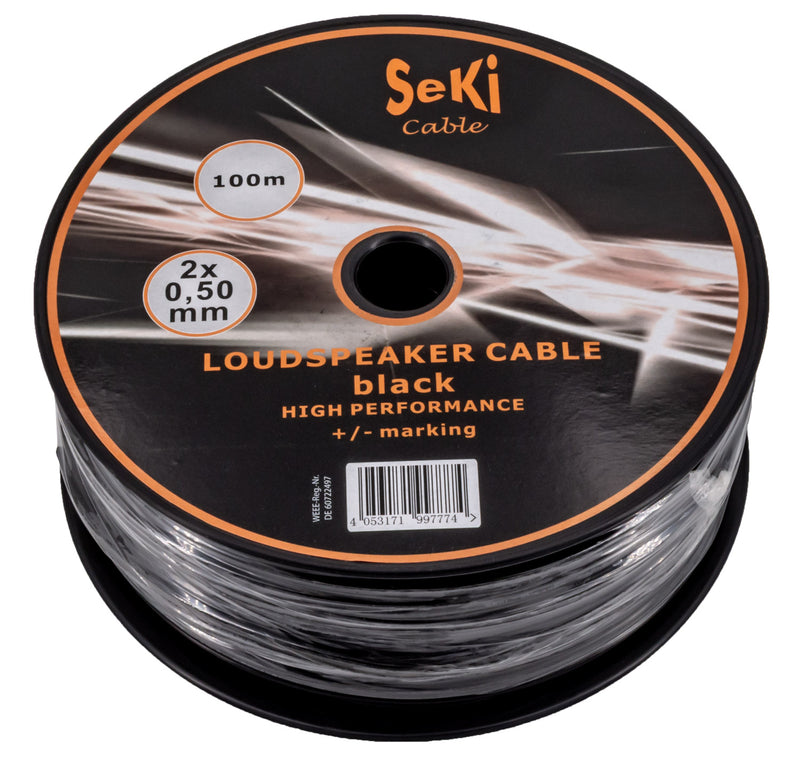 Afbeelding laden in galerijviewer, Diverse seki 100 meter speaker cable round 2x0.50mm²
