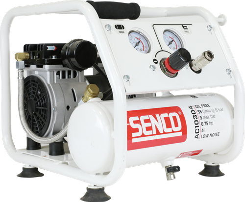 Senco ac10304 olievrije stille compressor - afn0029