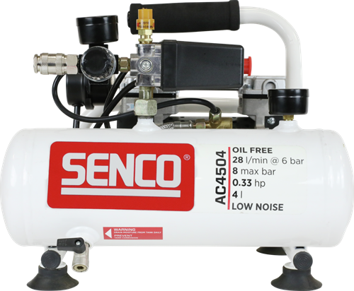 Senco ac4504 olievrije stille compressor - afn0024