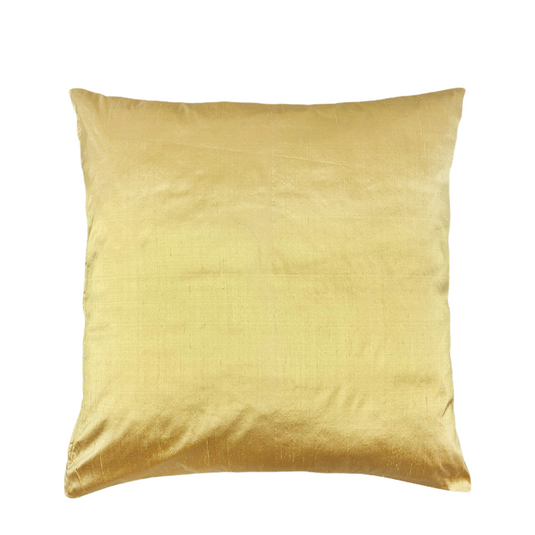 Seq home zijden kussenhoes goud 45x45cm