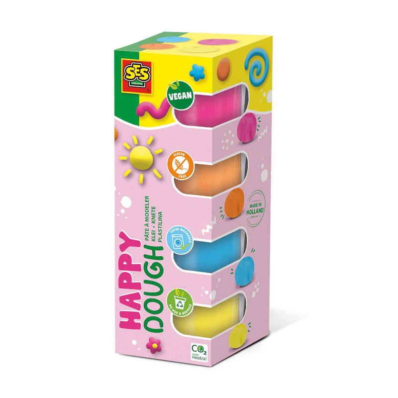 Afbeelding laden in galerijviewer, Ses feel good klei - happy (4x90gr)
