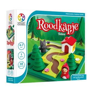 Smartgames roodkapje - logisch denkspel voor kleuters kinderen - 48 betoverende opdrachten - met roodkapje prentenboek - educatief solospel - vanaf 4 jaar