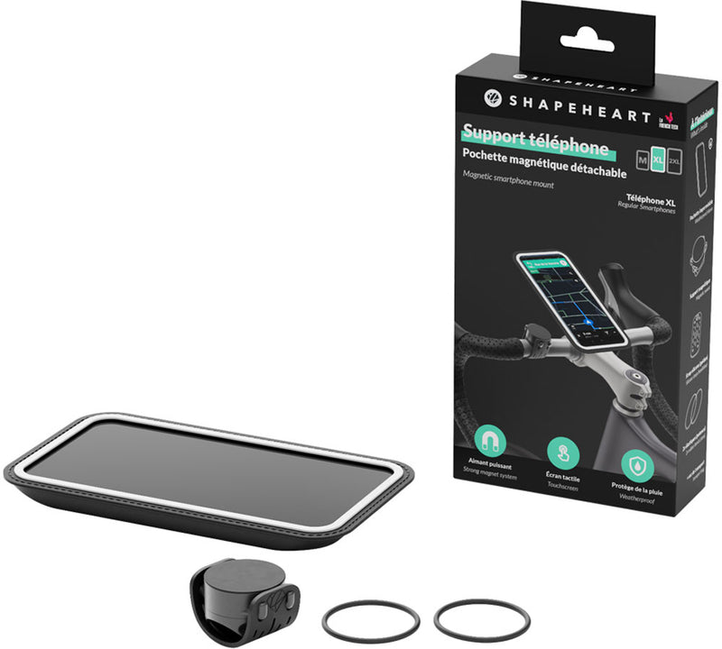 Afbeelding laden in galerijviewer, Shapeheart magnetic smartphone mount for bike
