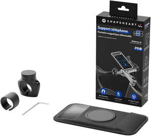 Shapeheart magnetic smartphone pro mount for bike handlebar