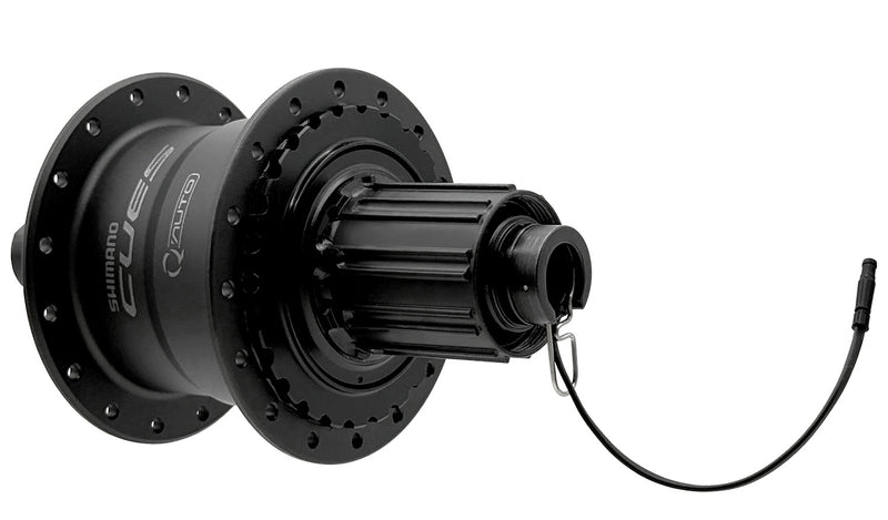 Afbeelding laden in galerijviewer, Shimano cues fh-u6060 auto shift dynamo center-lock rear hub 12x142mm
