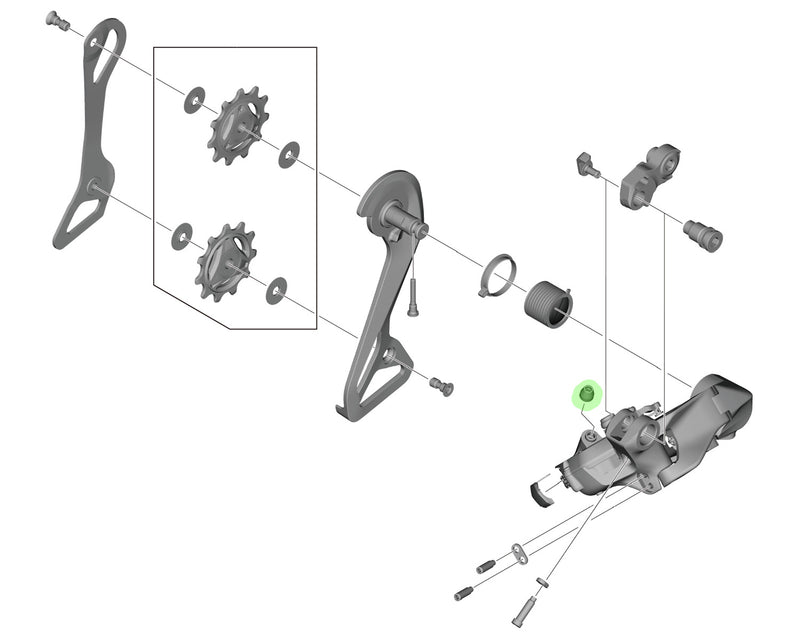 Afbeelding laden in galerijviewer, Shimano boot for ew-sd300 cable connection
