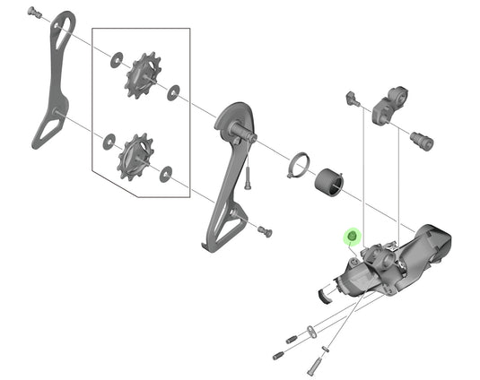 Shimano boot for ew-sd300 cable connection