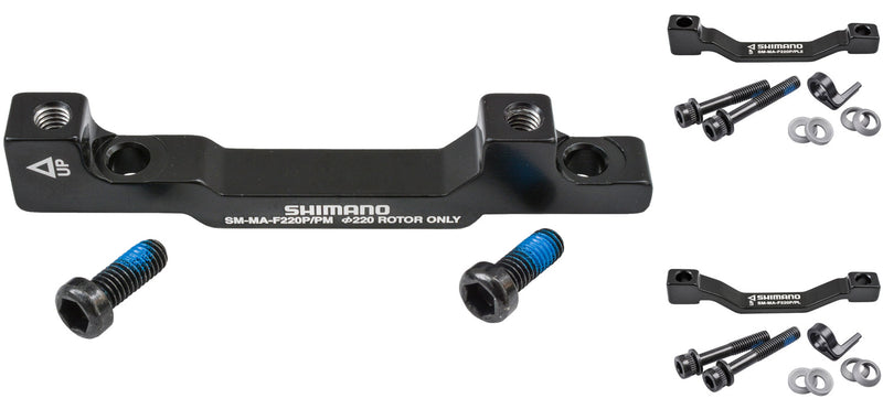Afbeelding laden in galerijviewer, Shimano sm-ma-f220p adapter for 220mm rotor
