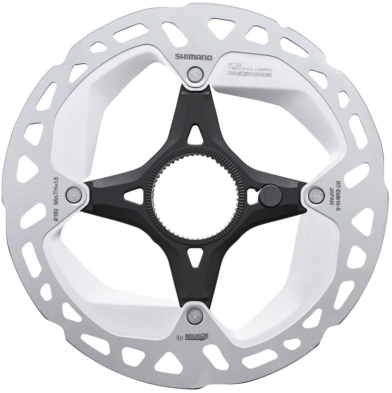 Afbeelding laden in galerijviewer, Shimano steps rt-em810 center-lock disc rotor for e-bike

