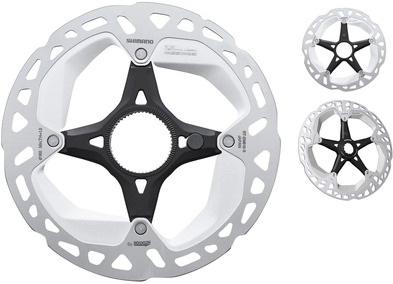 Afbeelding laden in galerijviewer, Shimano steps rt-em810 center-lock disc rotor for e-bike
