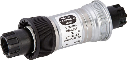 trapas BB-ES30 staal 68E - 121 Octalink BSA zilver zwart