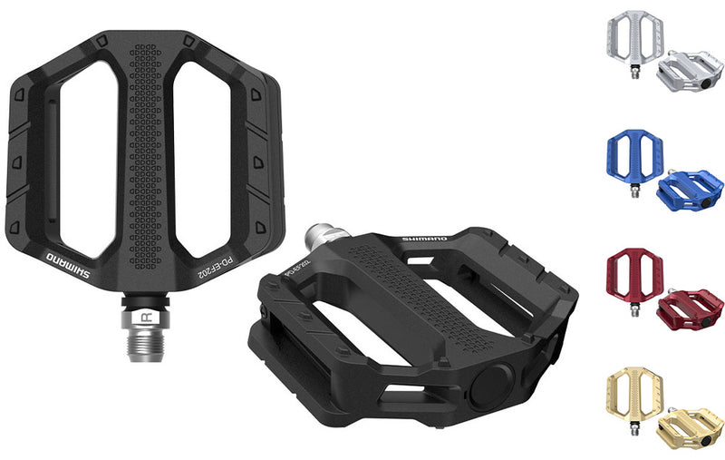 Afbeelding laden in galerijviewer, Shimano pd-ef202 e-bike flat pedals
