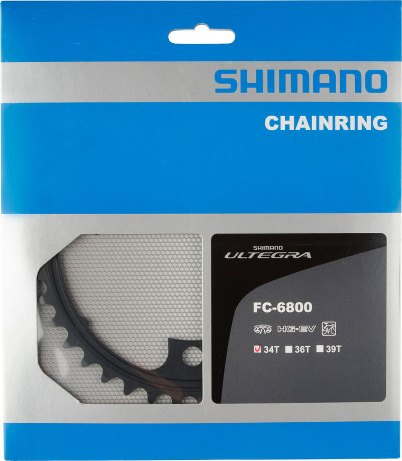 Afbeelding laden in galerijviewer, Shimano kettingblad Ultegra 6800 11V 34T-MA Y1P434000
