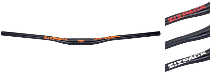 Afbeelding laden in galerijviewer, Sixpack racing vertic 785x35mm riser handlebar
