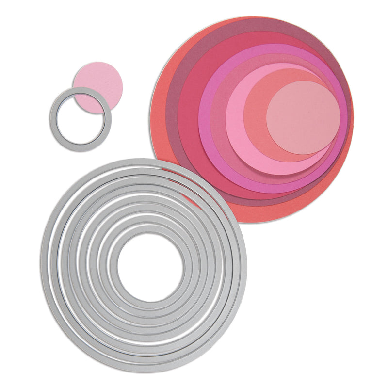 Afbeelding laden in galerijviewer, Sizzix • framelits die set circles
