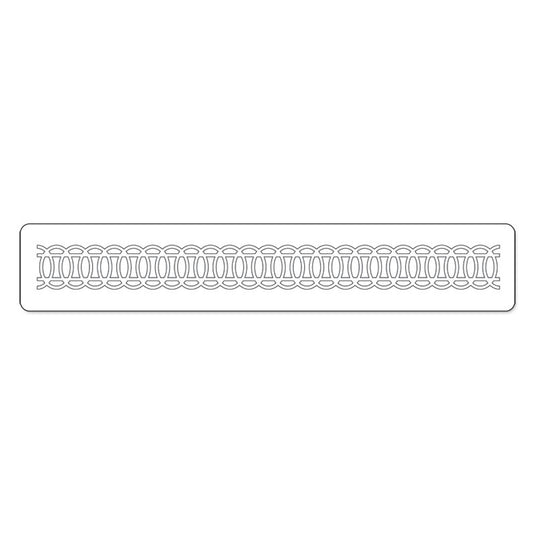 Sizzix • sizzlits decorative strip die ovals interlocking