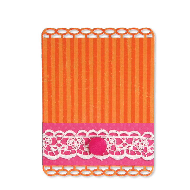 Afbeelding laden in galerijviewer, Sizzix • sizzlits die card ribbon insert
