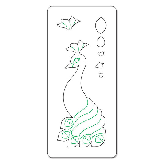 Sizzix • originals die bird peacock