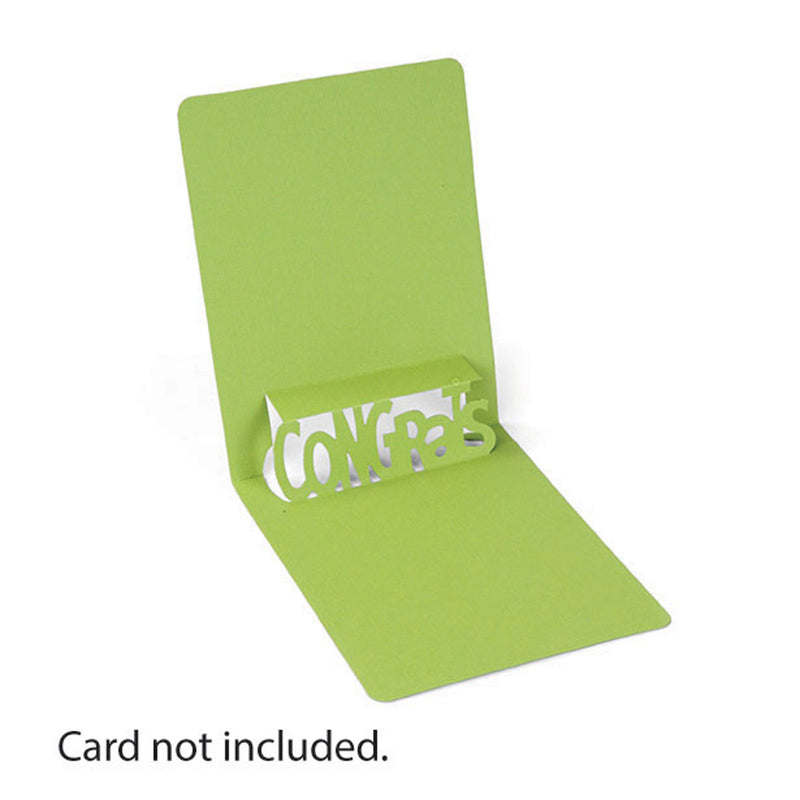 Afbeelding laden in galerijviewer, Sizzix • pop 'n cuts magnetic insert die phrase congrats

