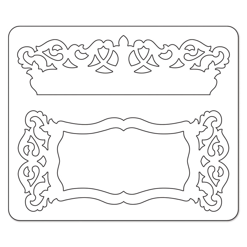 Afbeelding laden in galerijviewer, Sizzix • sizzlits die label edge scrollwork
