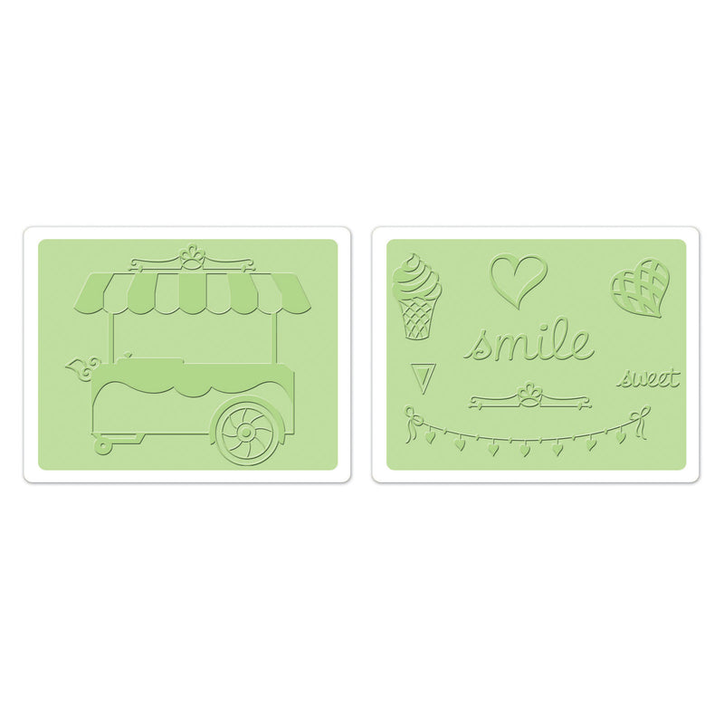 Afbeelding laden in galerijviewer, Sizzix • framelits die set with textured impressions sweet
