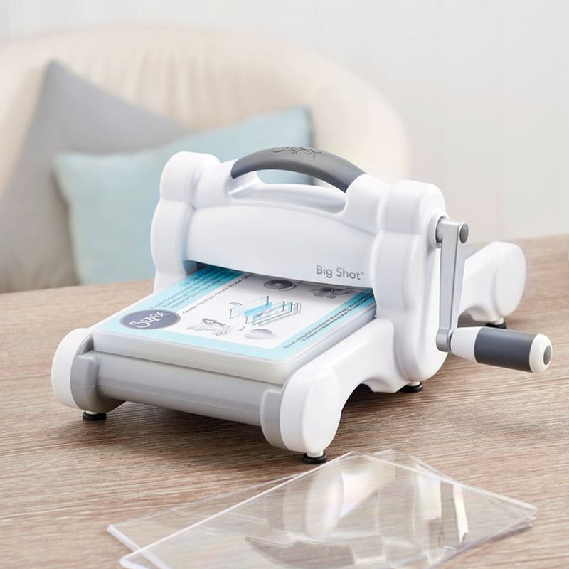 Afbeelding laden in galerijviewer, Sizzix • big shot a5 stansmachine wit en grijs
