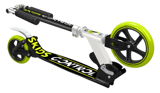 vouwstep voetrem junior zwart groen