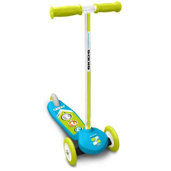 Afbeelding laden in galerijviewer, Skids control 3-wiel Kinderstep Voetrem Blauw Groen
