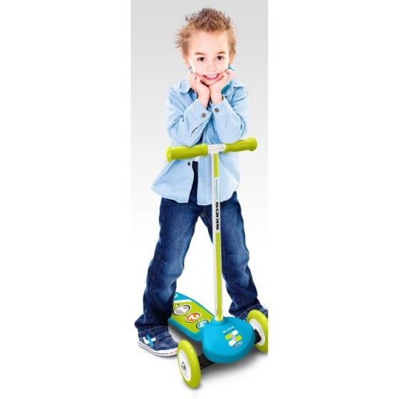 Afbeelding laden in galerijviewer, Skids control 3-wiel Kinderstep Voetrem Blauw Groen
