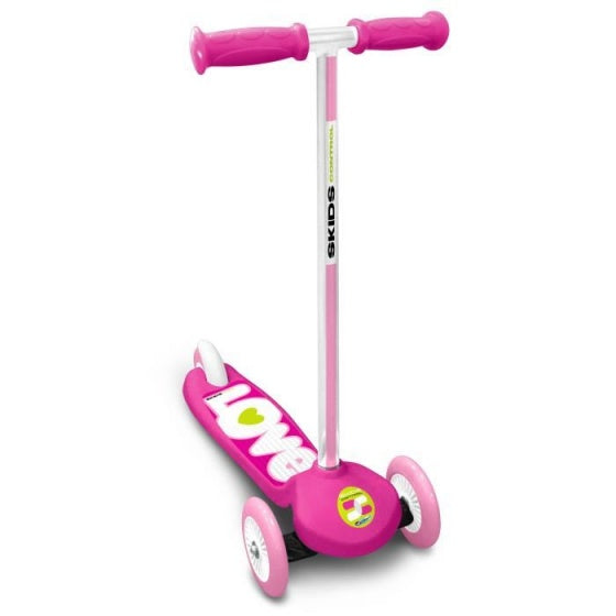 Afbeelding laden in galerijviewer, Skids control 3-wiel Kinderstep Voetrem Meisjes Roze
