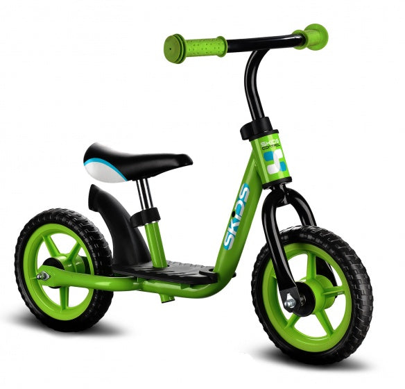 Afbeelding laden in galerijviewer, loopfiets 10 Inch Junior Groen Zwart
