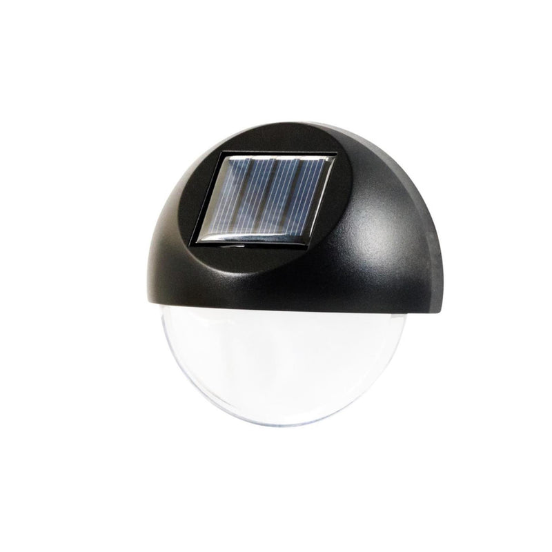 Afbeelding laden in galerijviewer, Ezolar led solar wandlampset rond 8,7x8,8x3,9cm 2-delig warmwit
