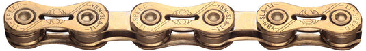 Ybn sla h-11 ti-n gold 11-speed chain