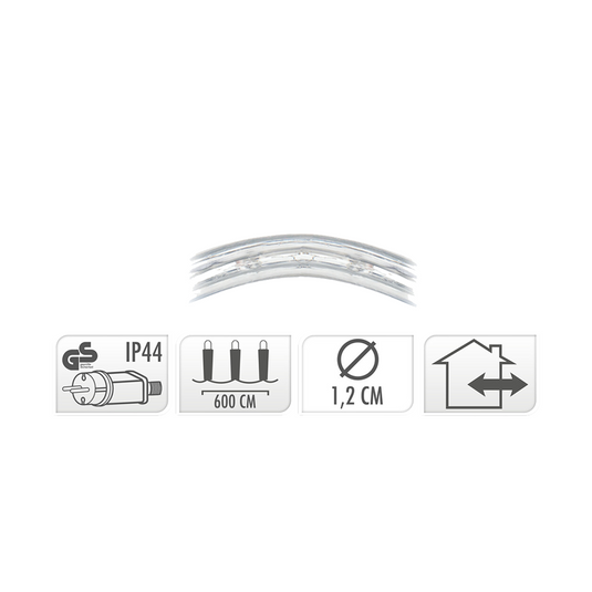 Slangverlichting led multicolor 600cm