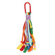 Jvdl bag charm rood met regenboog kleuren