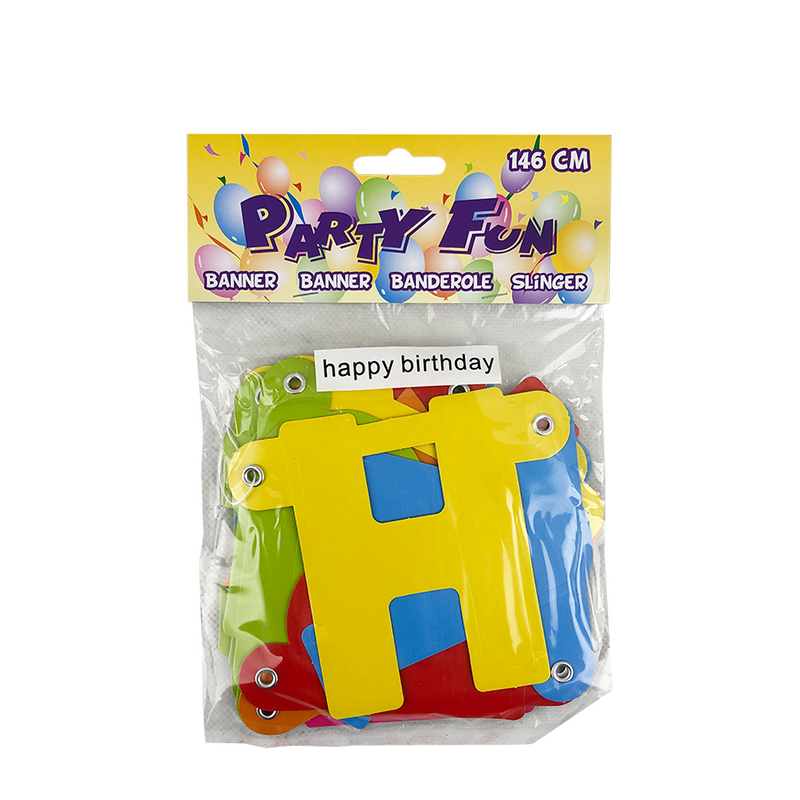 Afbeelding laden in galerijviewer, Slinger happy birthday 146cm
