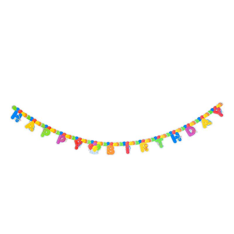 Afbeelding laden in galerijviewer, Slinger happy birthday ballonnen 175cm
