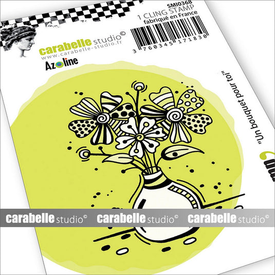 Carabelle studio • cling stamp small un bouquet pour toi