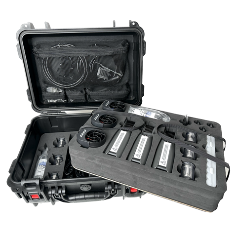 Afbeelding laden in galerijviewer, PMI Handheld Professionele Rookmachine Event Kit
