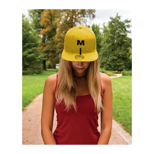 snapback cap mibo yellow