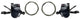Shimano sora sl-r3000 2x9-speed flat bar shift lever set
