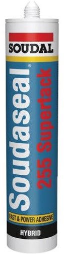 Soudal soudaseal 255 supertack | zwart | 290 ml - 158652