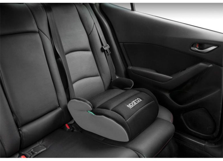 Afbeelding laden in galerijviewer, Sparco F100KI zitverhoger i-Size 125-150 cm zwart grijs
