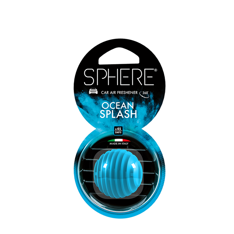 Afbeelding laden in galerijviewer, Sphere car air freshener ocean splash
