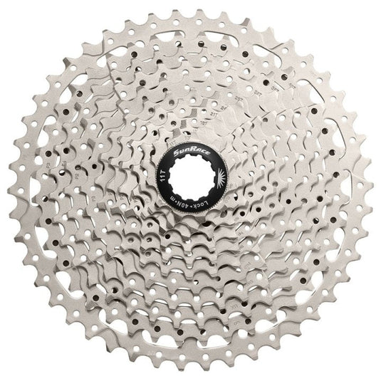 SunRace csms8 cassette 11 speed 11-46t. zilver in box